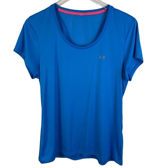 Under Armour Blue Running Tee Size Large - Picture 1 of 9